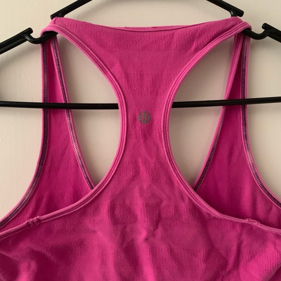 Pink Lululemon Workout Tank - Picture 4 of 8